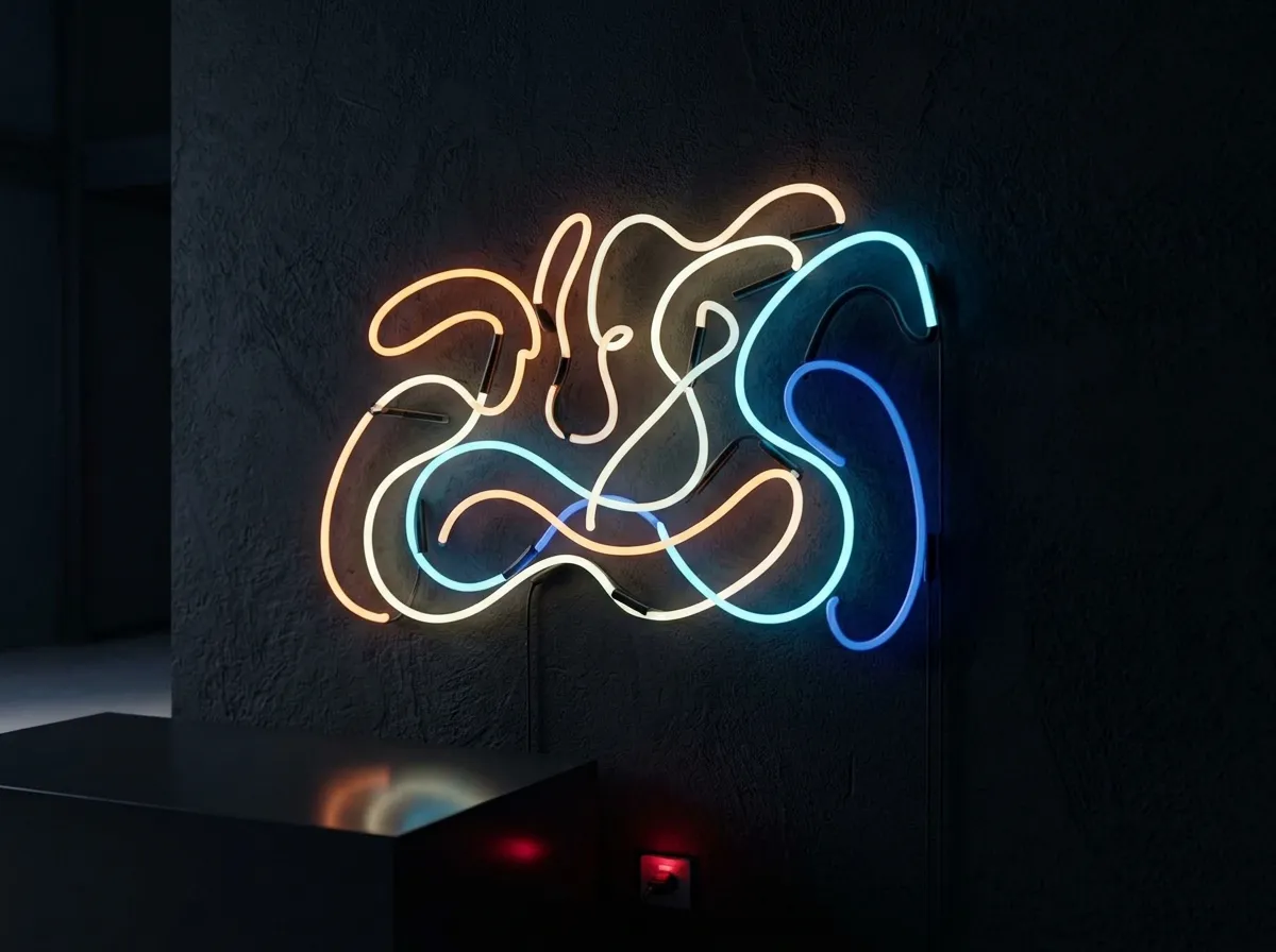 Ejemplo ilustrativo de neones led decorativos